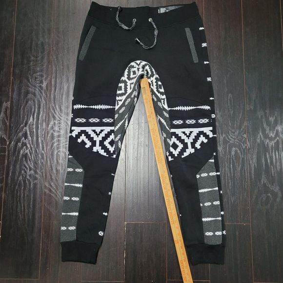 NWT Brooklyn Standard XXL 38Wx31L Adult Fleece Jogger Drawstring Black Slim Fit - Picture 3 of 8